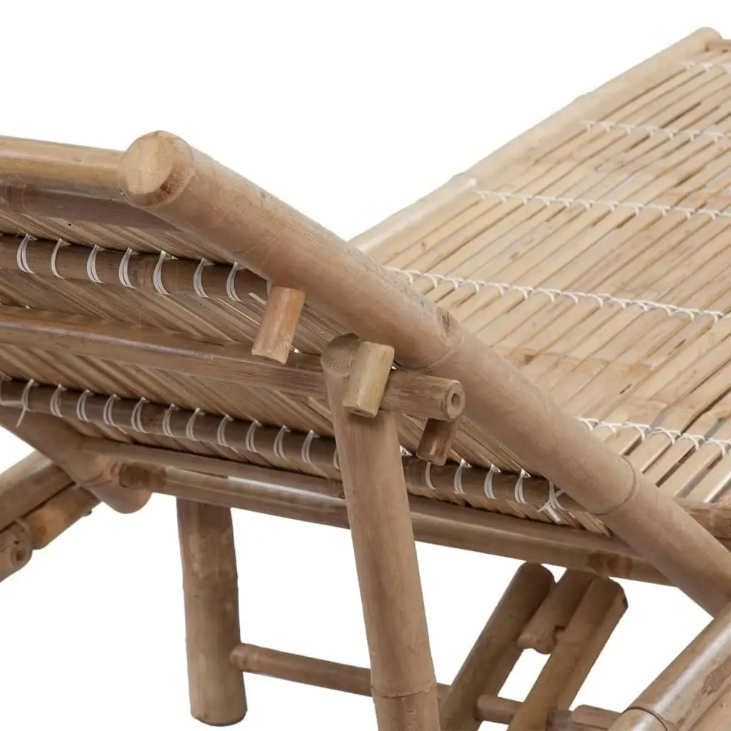 Sun Lounger Bamboo 41499