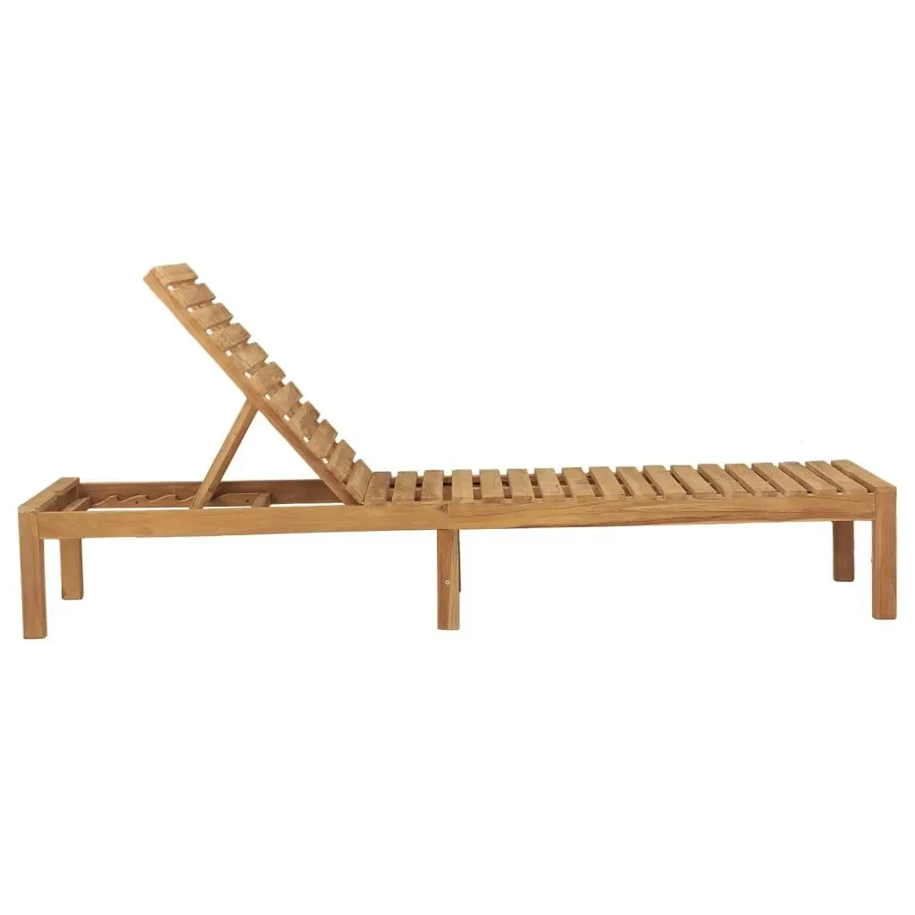 Sun Loungers 2 pcs Solid Wood Teak 3073206