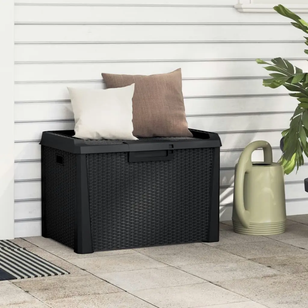 Garden Storage Box Anthracite 125 L PP 364209