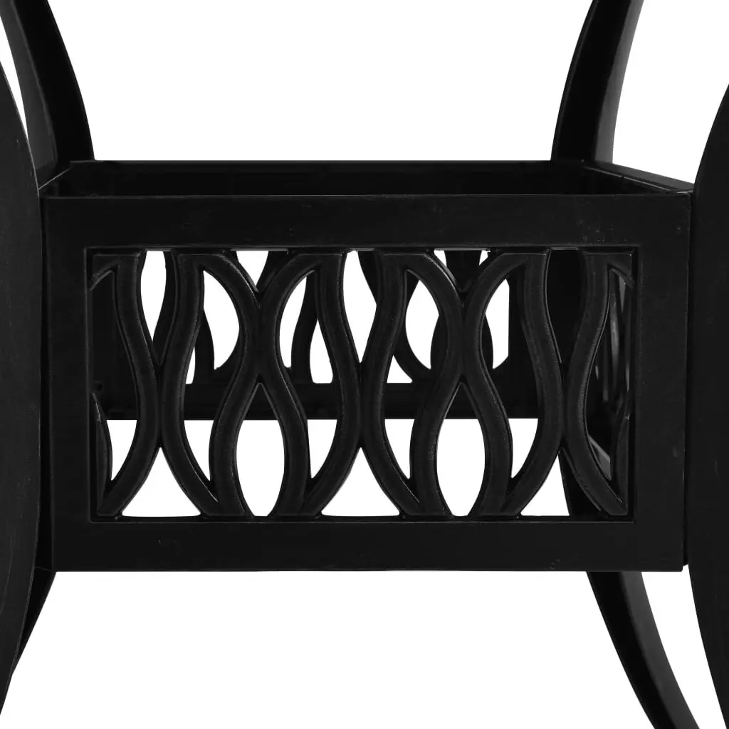 Garden Table Black 90x90x73 cm Cast Aluminium 315589