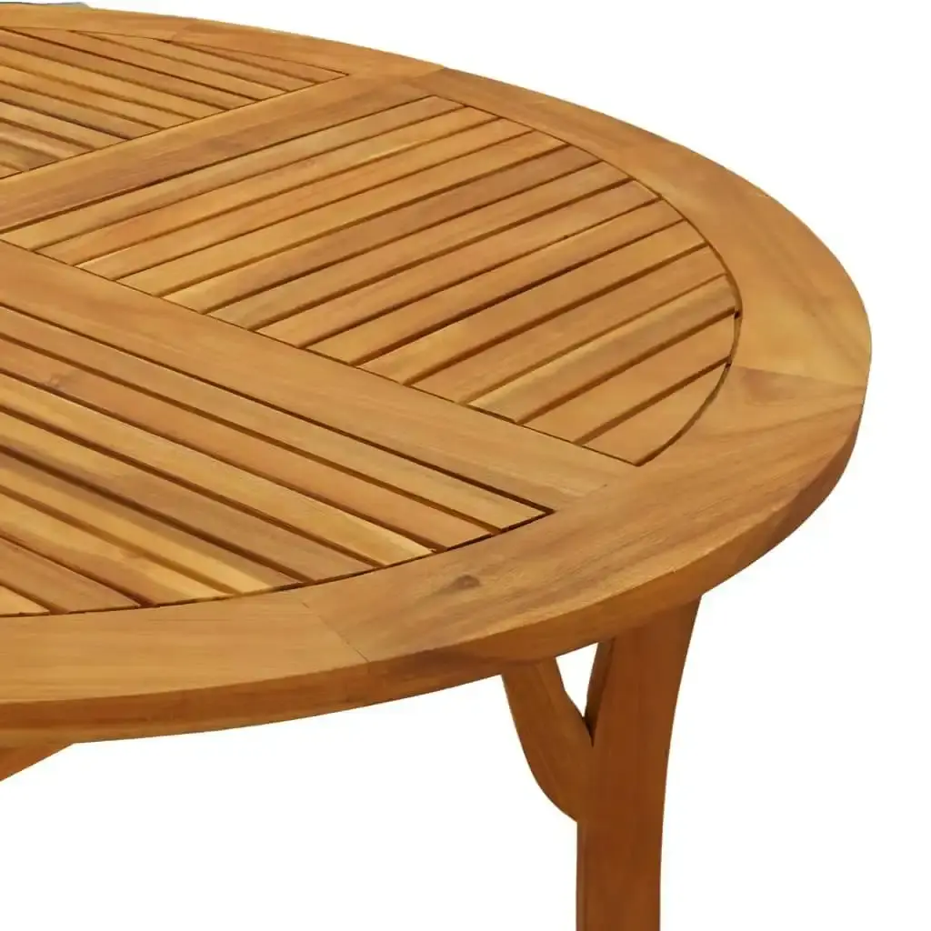 Garden Table Ã˜ 110 cm Solid Wood Acacia 363303