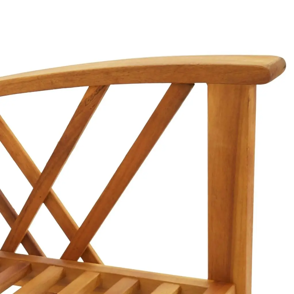 Garden Chairs 2 pcs Solid Acacia Wood 310266