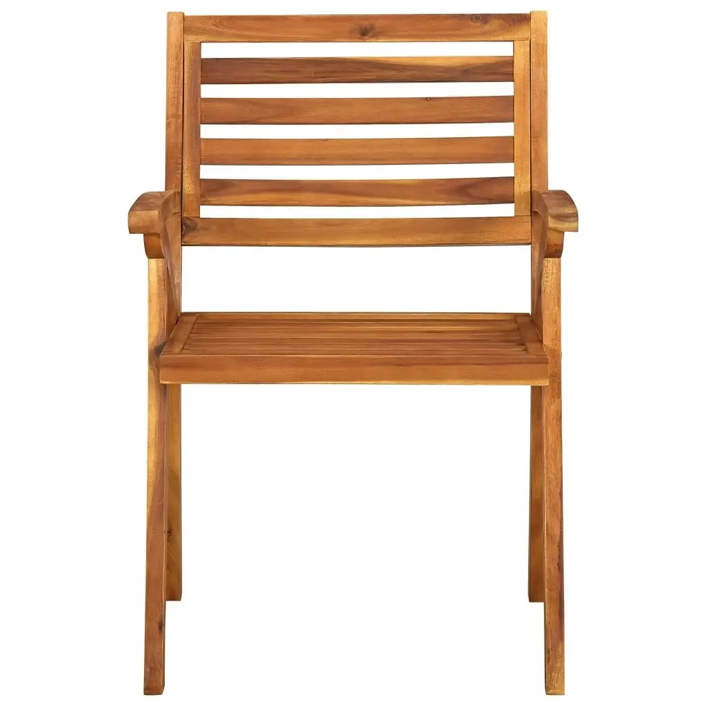 Garden Chairs 3 pcs Solid Acacia Wood 310630