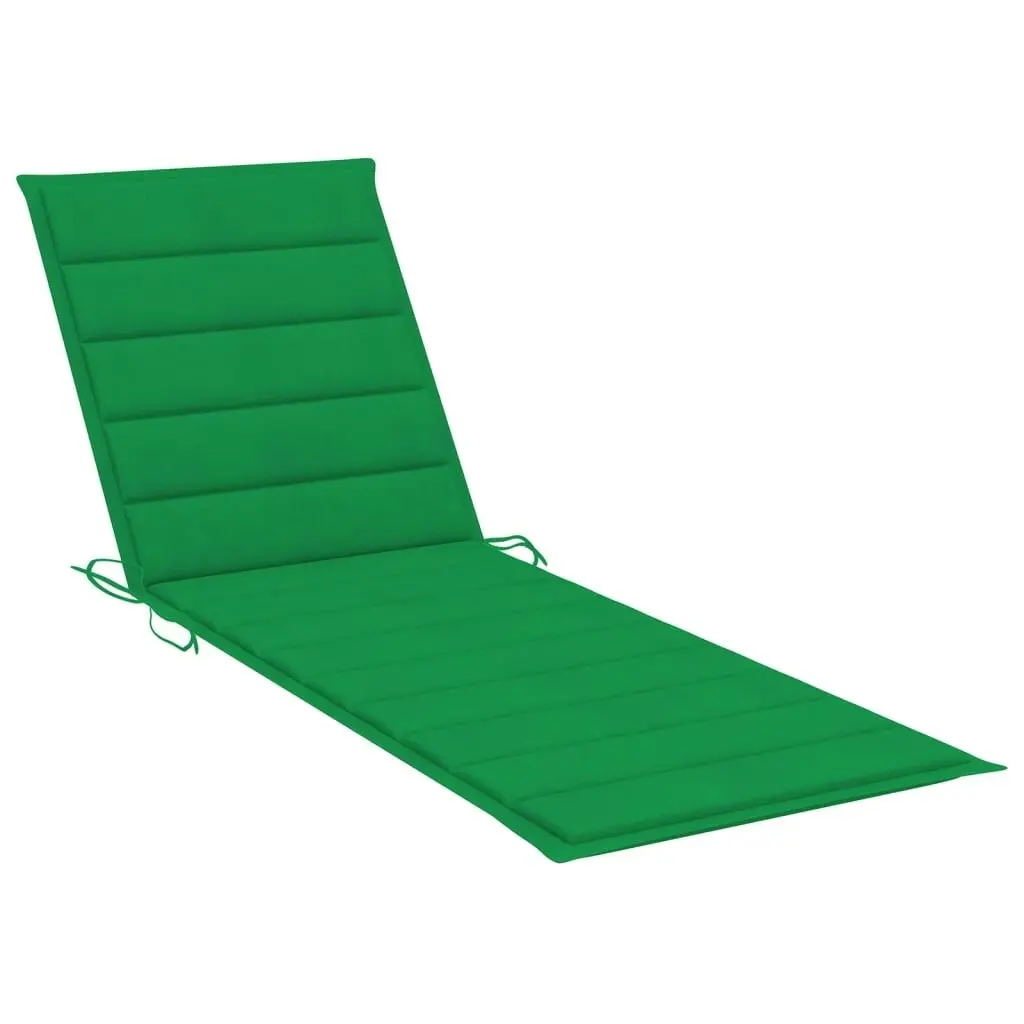 Garden Sun Lounger with Table and Cushion Solid Wood Acacia 3061622