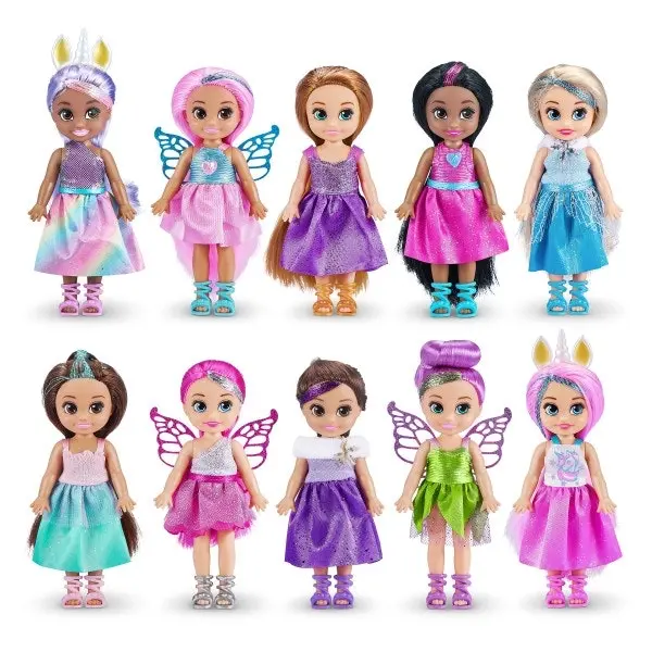 Sparkle Girlz Little Friends Set of 10 Dolls