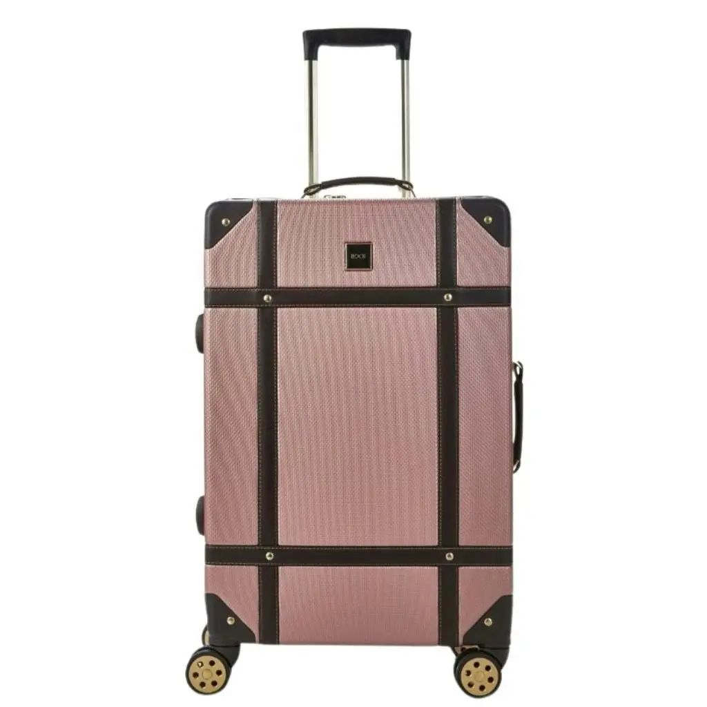 Rock Vintage 67cm Medium Hardsided Luggage - Pink