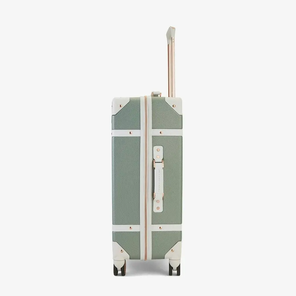 Rock Vintage 67cm Medium Hardsided Luggage - Sage Green