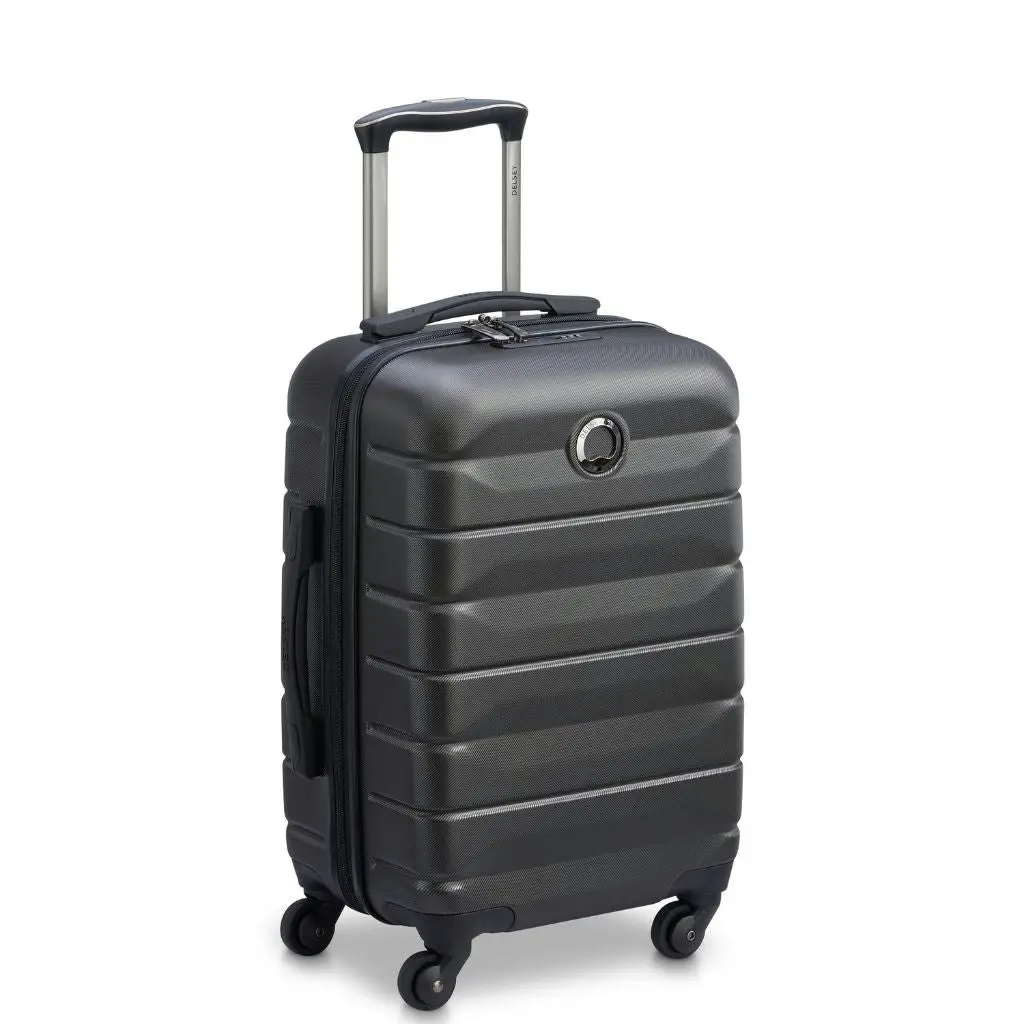 DELSEY Air Armour 55cm Carry On Luggage - Black