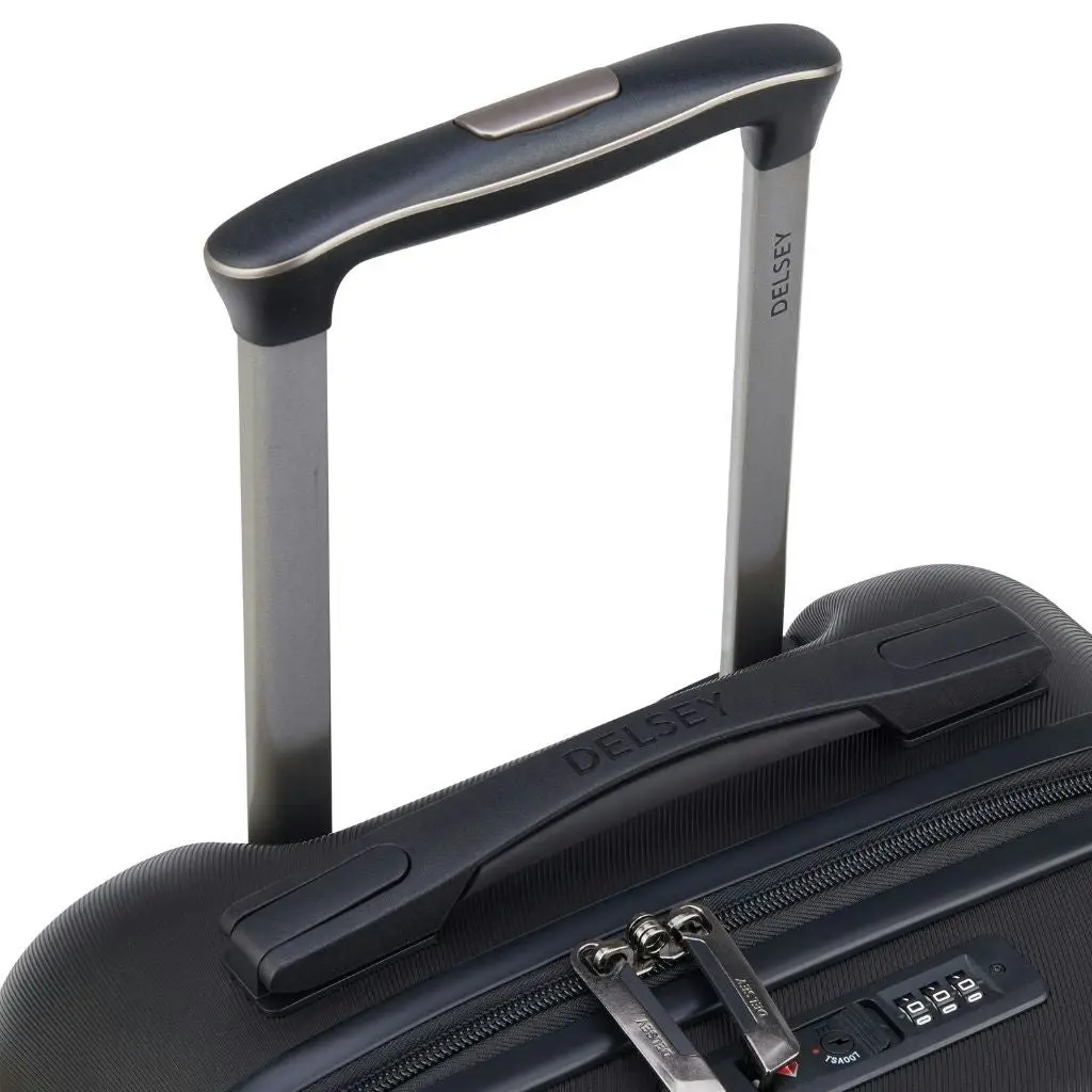 DELSEY Air Armour 55cm Carry On Luggage - Black