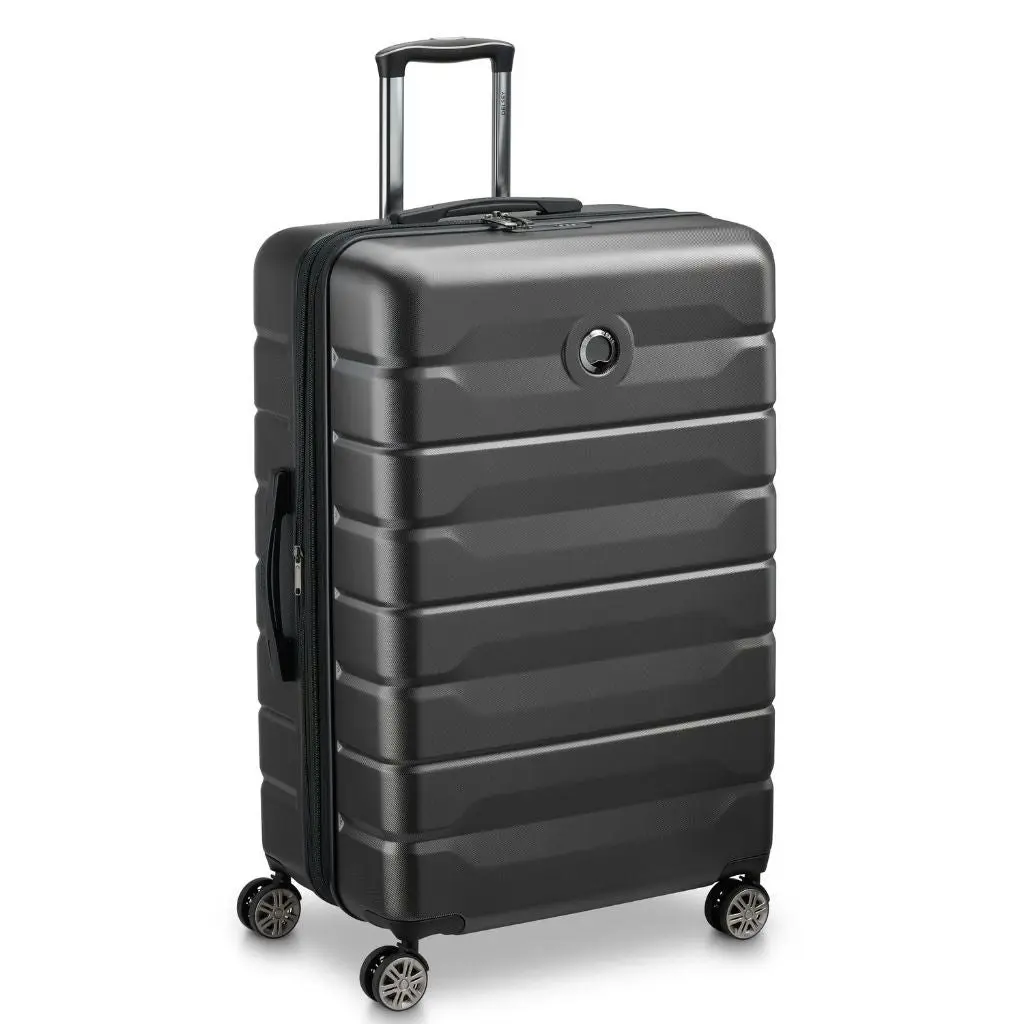 DELSEY Air Armour 78cm Expandable Large Luggage - Black