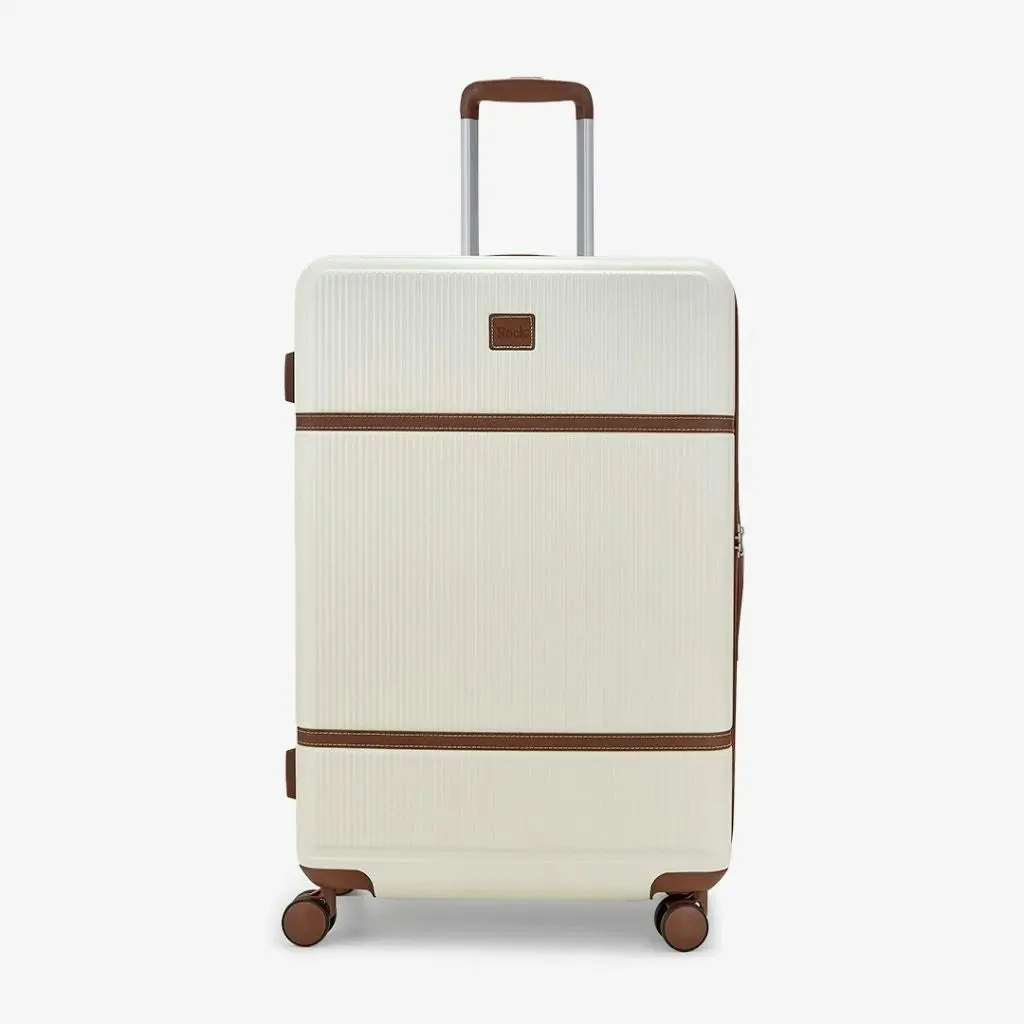 Rock Chelsea 73cm Large Hardsided Luggage - Cream