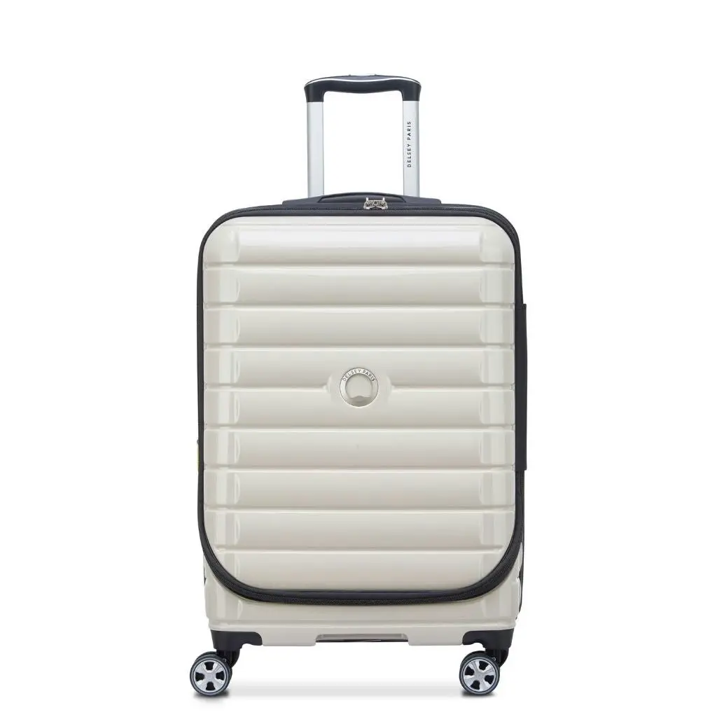 DELSEY Shadow 66cm Top Loader Medium Luggage - Ivory