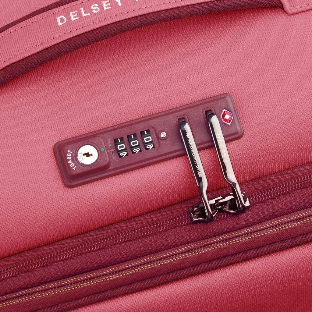 DELSEY BROCHANT 3.0 55cm Carry On Softsided Luggage - Pink