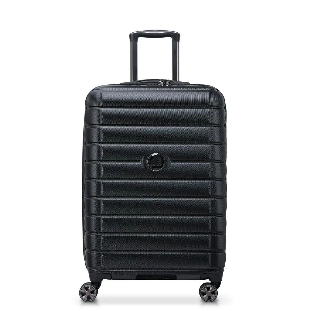 DELSEY Shadow 66cm Expandable Medium Luggage - Black