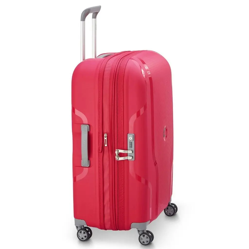 DELSEY Clavel MR 71cm Medium Hardsided Spinner Luggage - Magenta