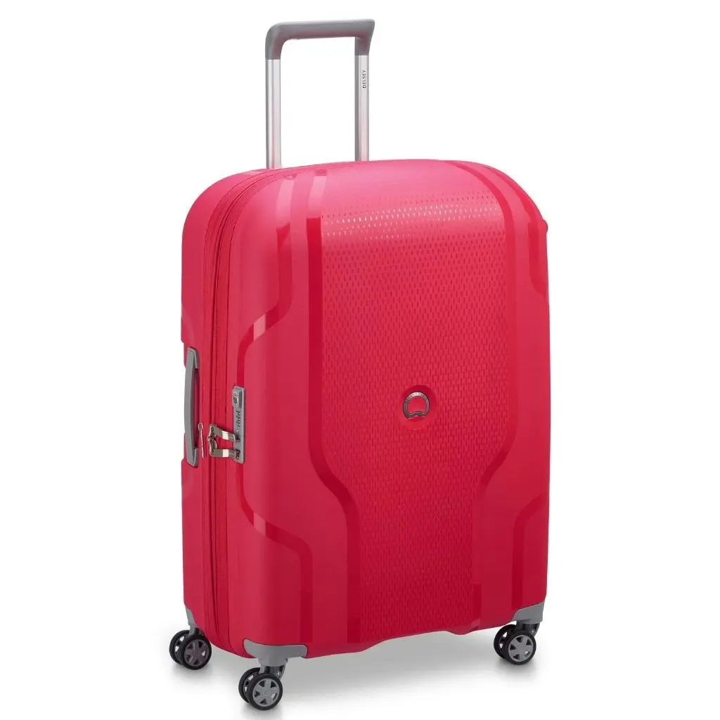 DELSEY Clavel MR 71cm Medium Hardsided Spinner Luggage - Magenta