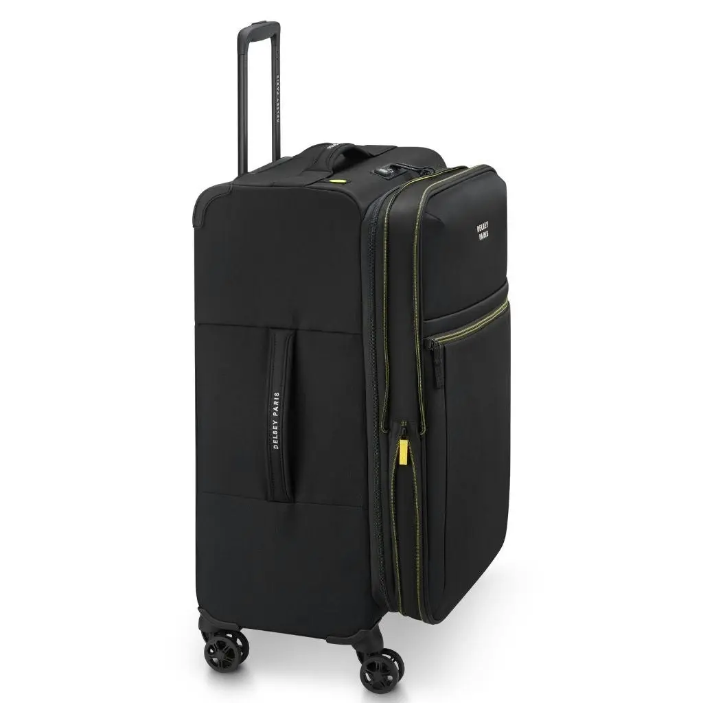 DELSEY BROCHANT 3.0 67cm Medium Softsided Luggage - Deep Black