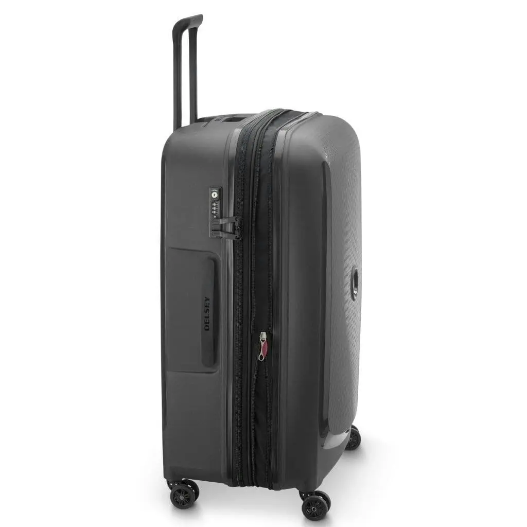 DELSEY Belmont Plus 76cm Large Luggage Black