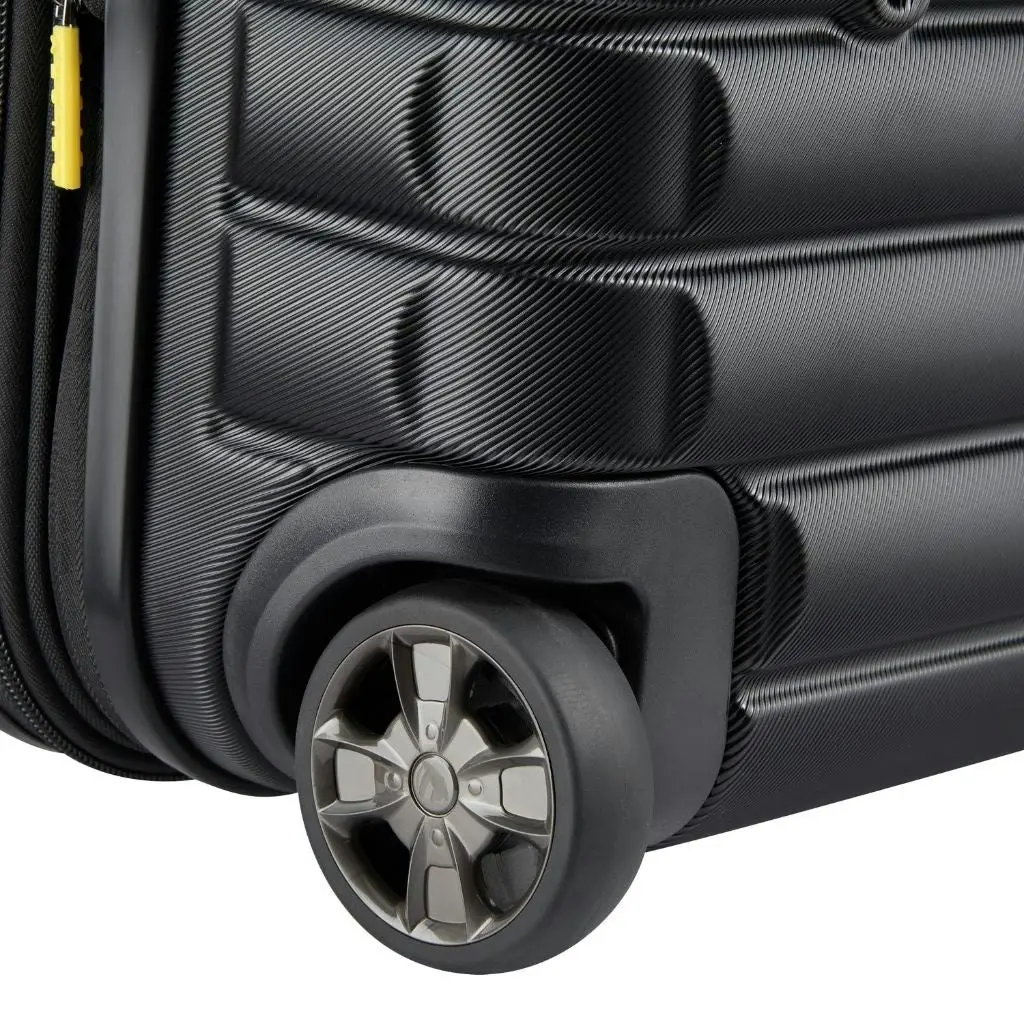 DELSEY Shadow Underseat 2 - Wheel Cabin Luggage - Black