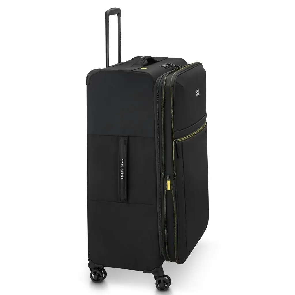 DELSEY BROCHANT 3.0 78cm Large Softsided Luggage - Deep Black