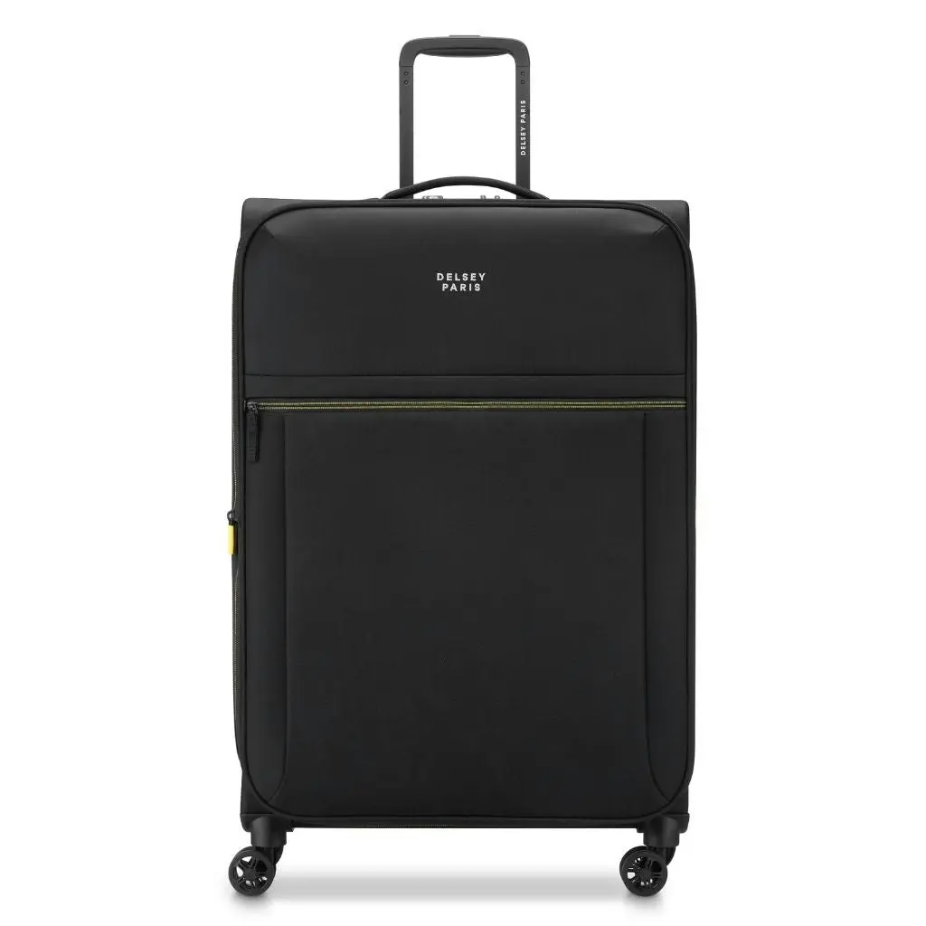 DELSEY BROCHANT 3.0 78cm Large Softsided Luggage - Deep Black