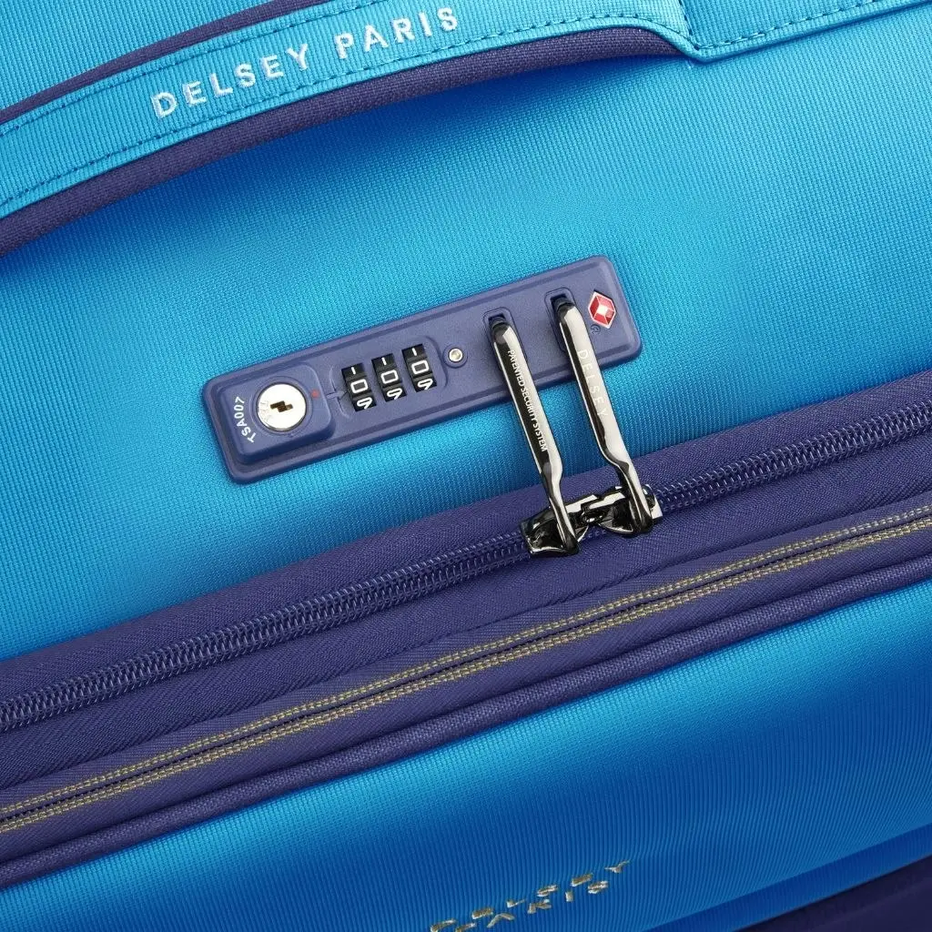 DELSEY BROCHANT 3.0 78cm Large Softsided Luggage - Ultramarie Blue