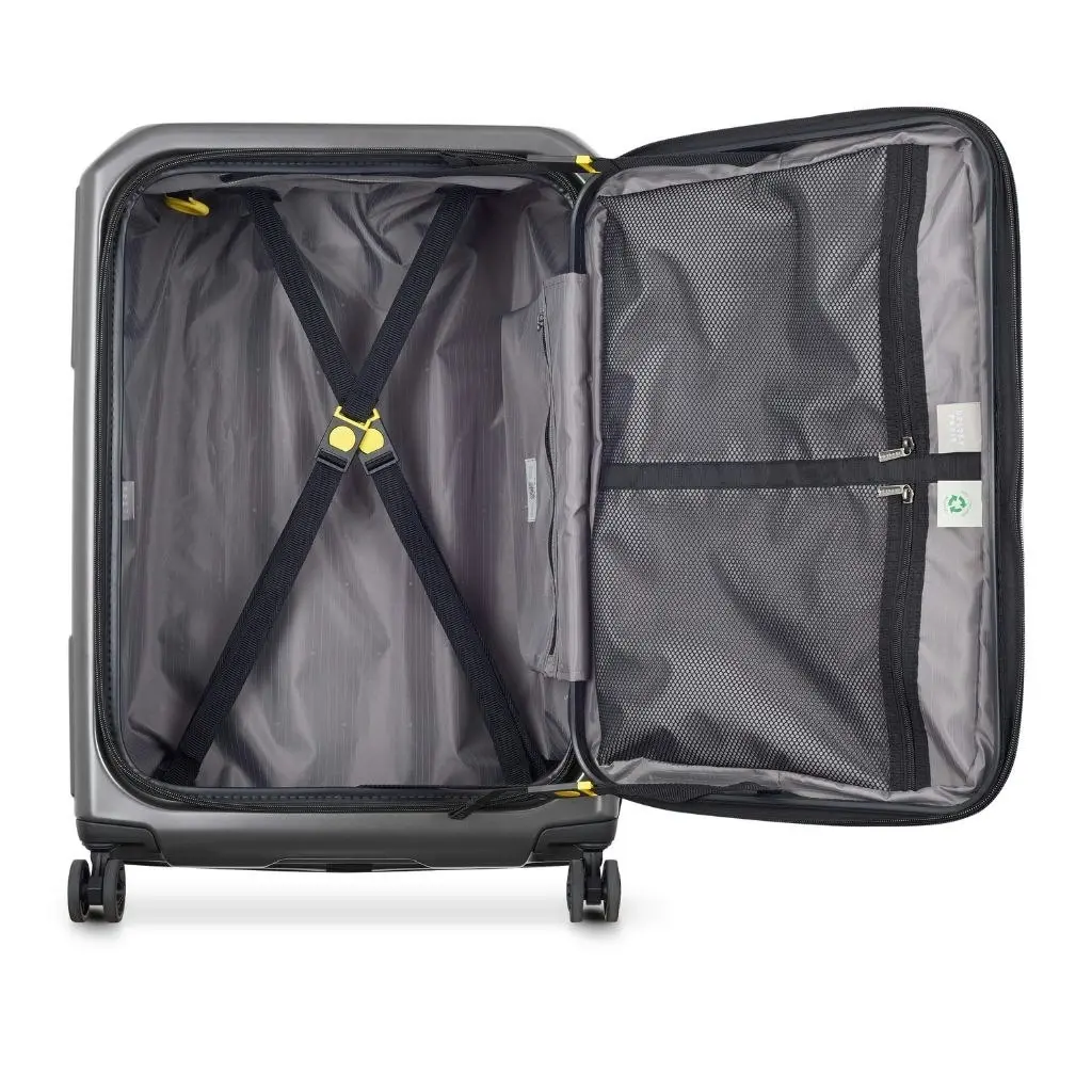 DELSEY Securitime ZIP Top Opening 66cm Medium Exp Luggage - Anthracite