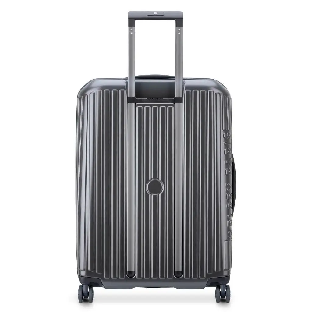 DELSEY Securitime ZIP Top Opening 66cm Medium Exp Luggage - Anthracite