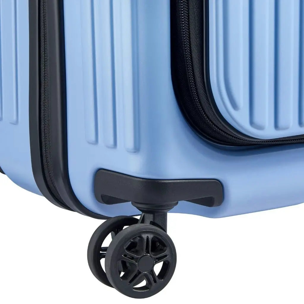 DELSEY Securitime ZIP Top Opening 66cm Medium Exp Luggage - Blue