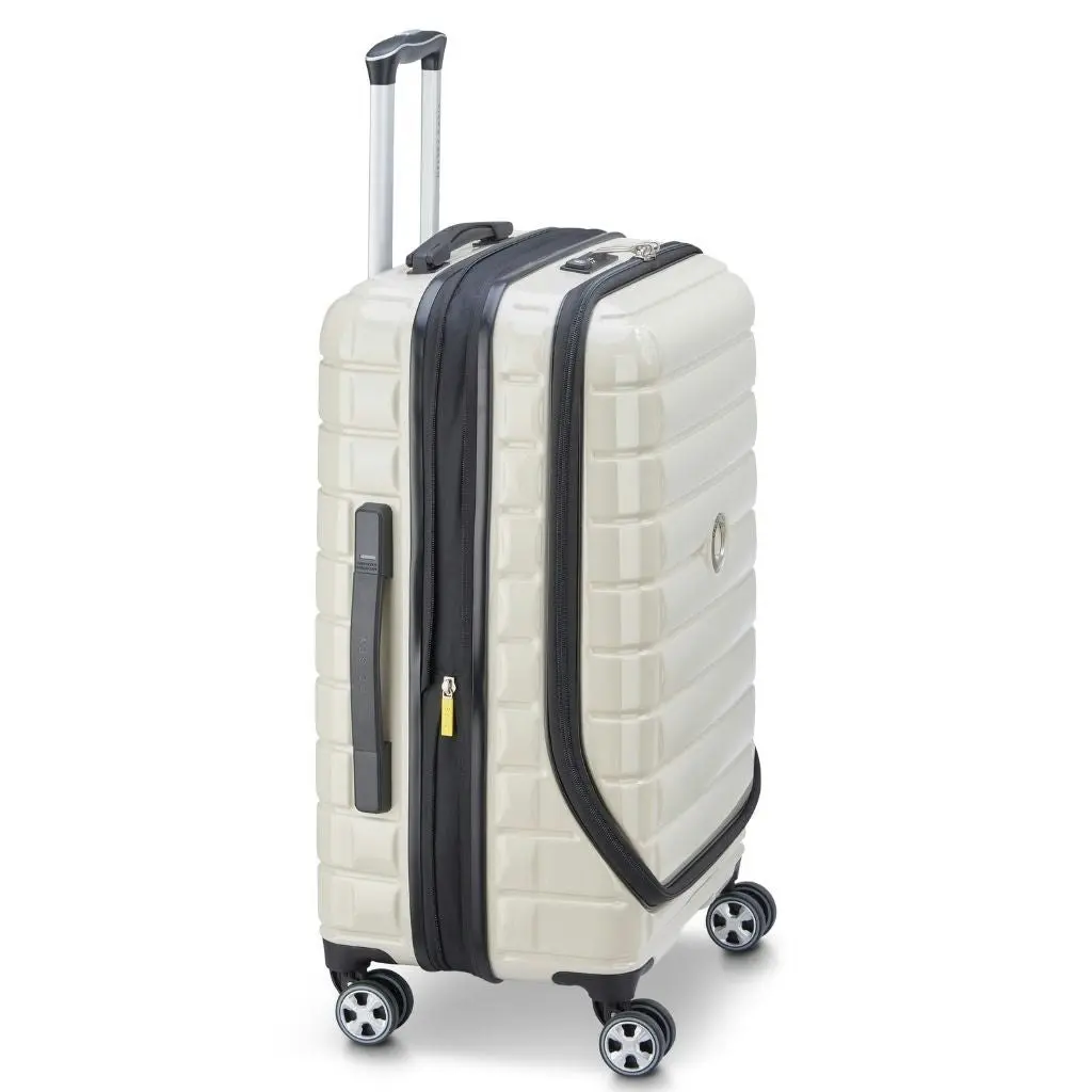 DELSEY Shadow 55cm Laptop Sleeve Carry On Luggage- Ivory