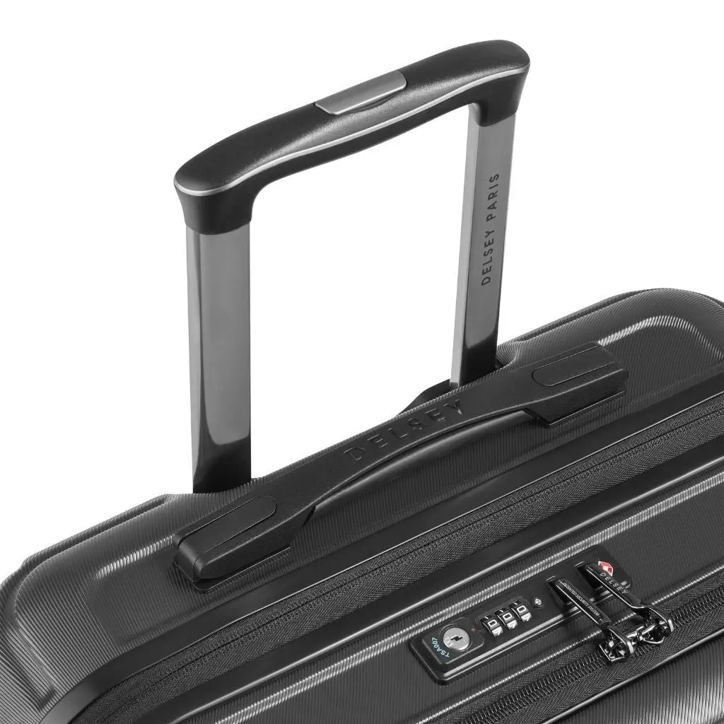 DELSEY Shadow 66cm Top Loader Medium Luggage - Black