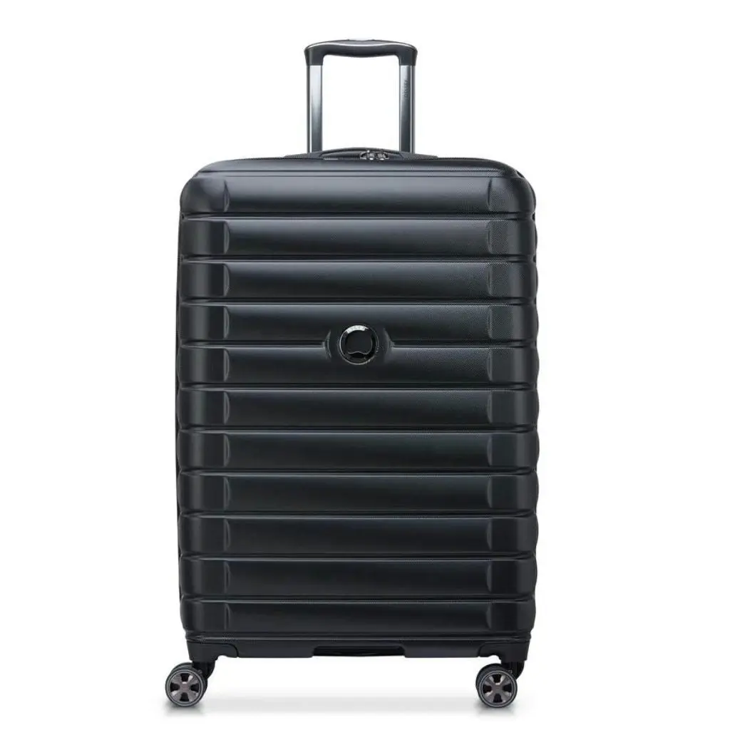 DELSEY Shadow 75cm Expandable Large Luggage - Black