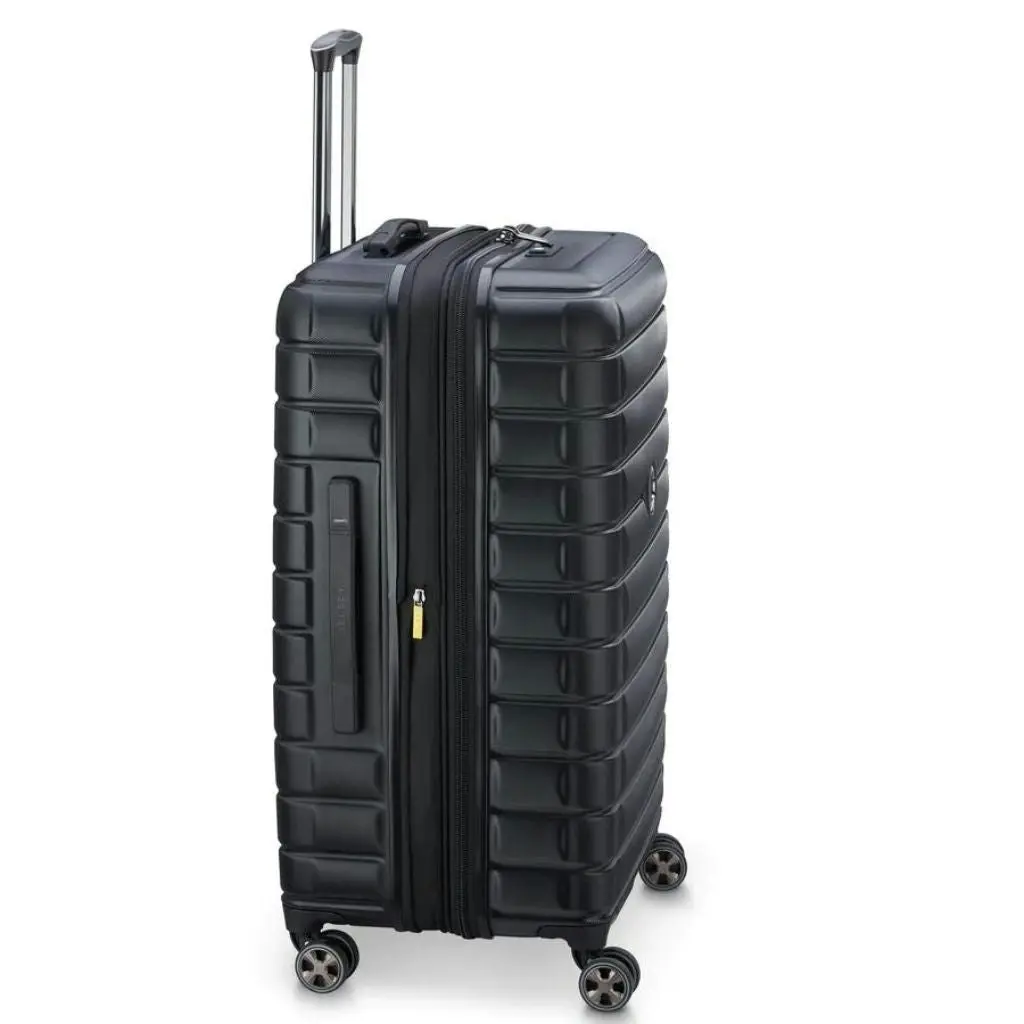 DELSEY Shadow 75cm Expandable Large Luggage - Black