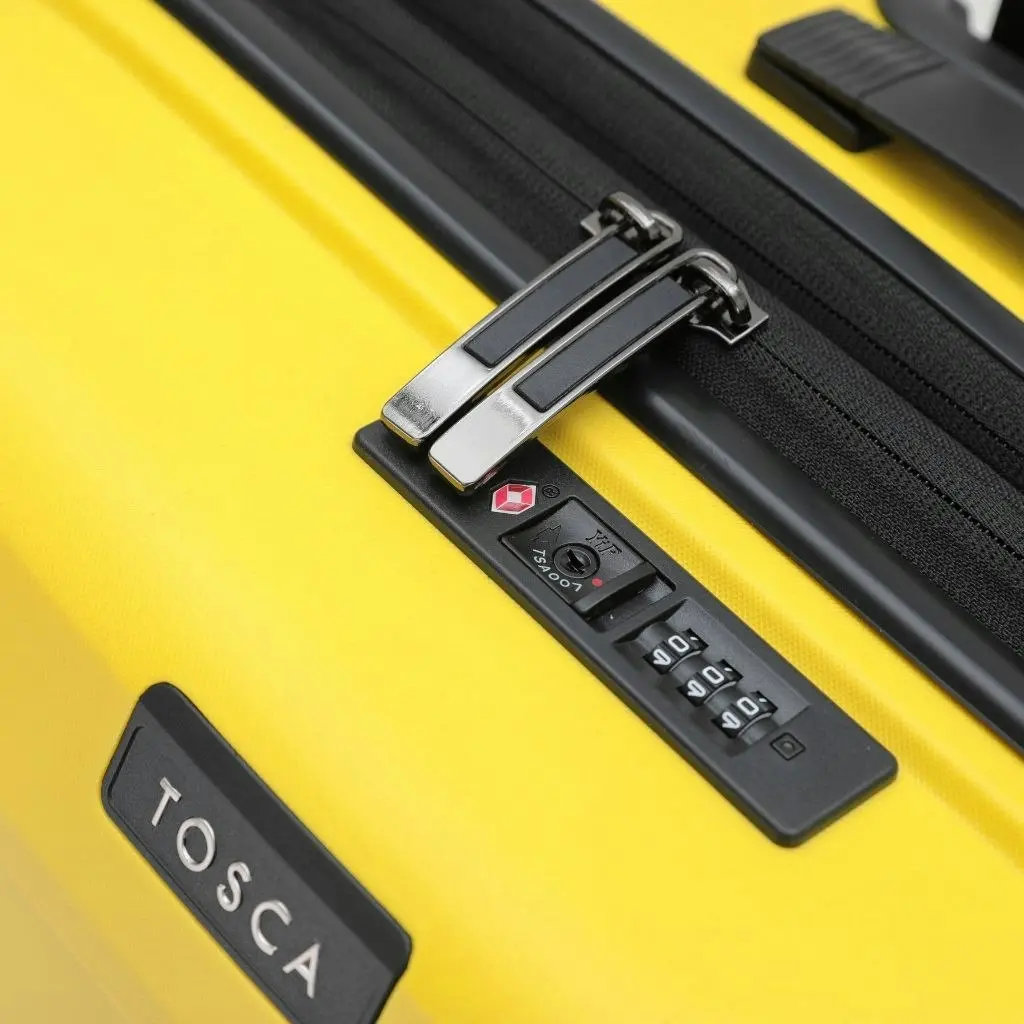 Tosca Comet Medium 65cm Hardsided Expander Suitcase - Yellow