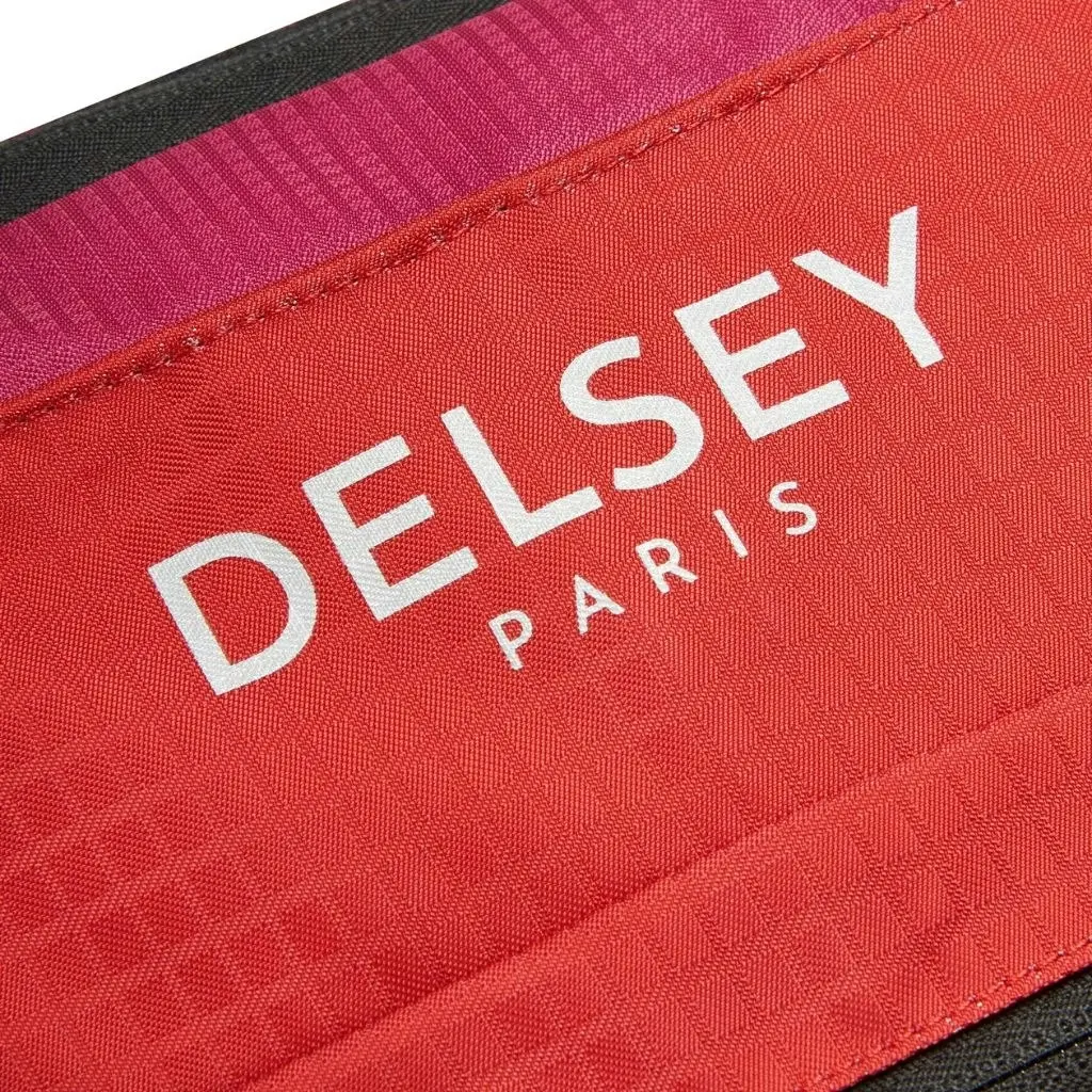 DELSEY Nomade 55cm Foldable Duffle Bag Red/Pink