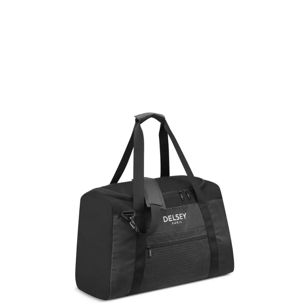 DELSEY Nomade 55cm Foldable Duffle Bag Black