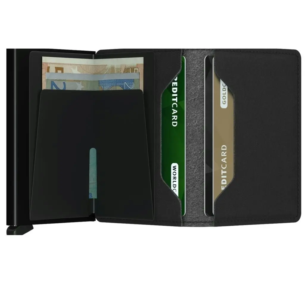 Secrid Slim Wallet Yard Black Non Leather