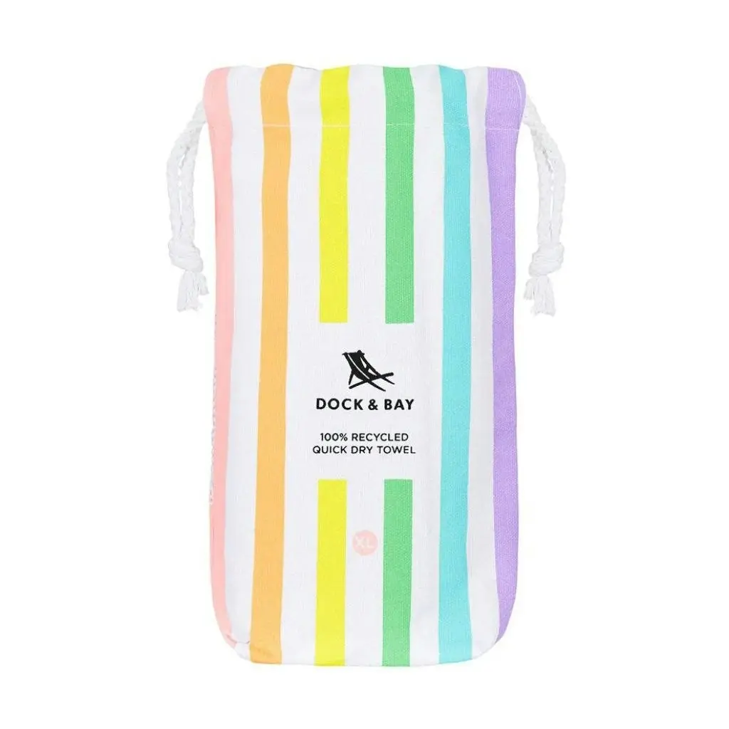 Dock & Bay Beach Towel Cabana Light Collection Xl - Unicorn Waves