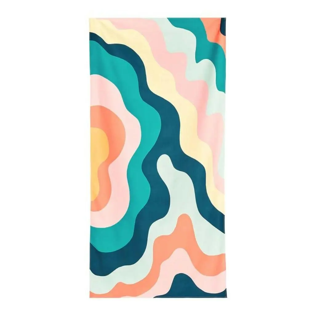 Dock & Bay Beach Towel Cabana Light Collection XL - Get Wavy