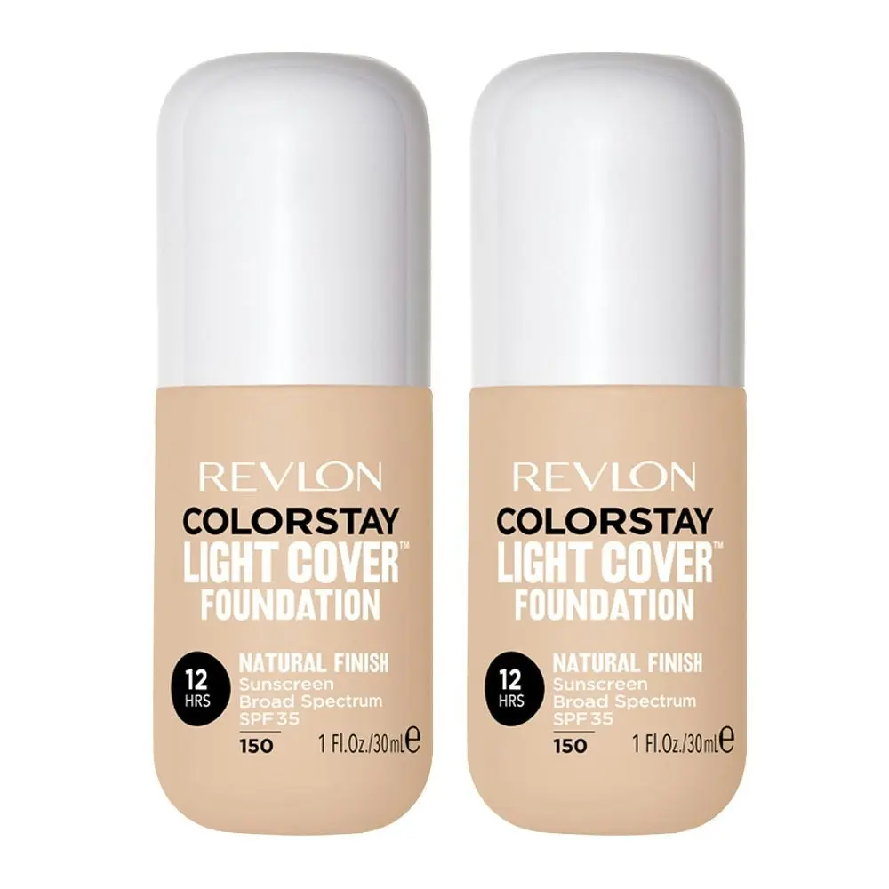 Revlon Colorstay Light Cover Foundation 30ml 150 Buff - 2 Pack