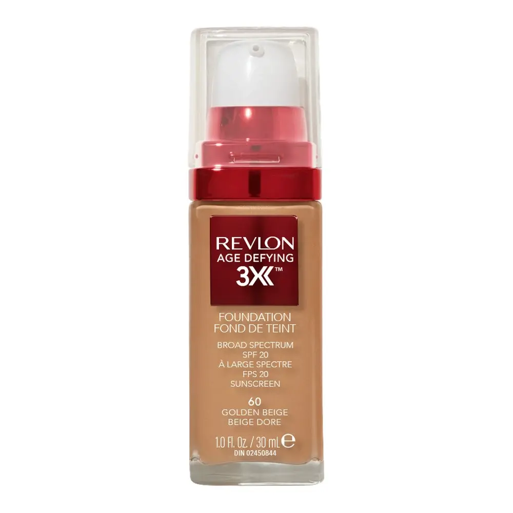 Revlon Age Defying 3x Foundation 30ml 60 Golden Beige