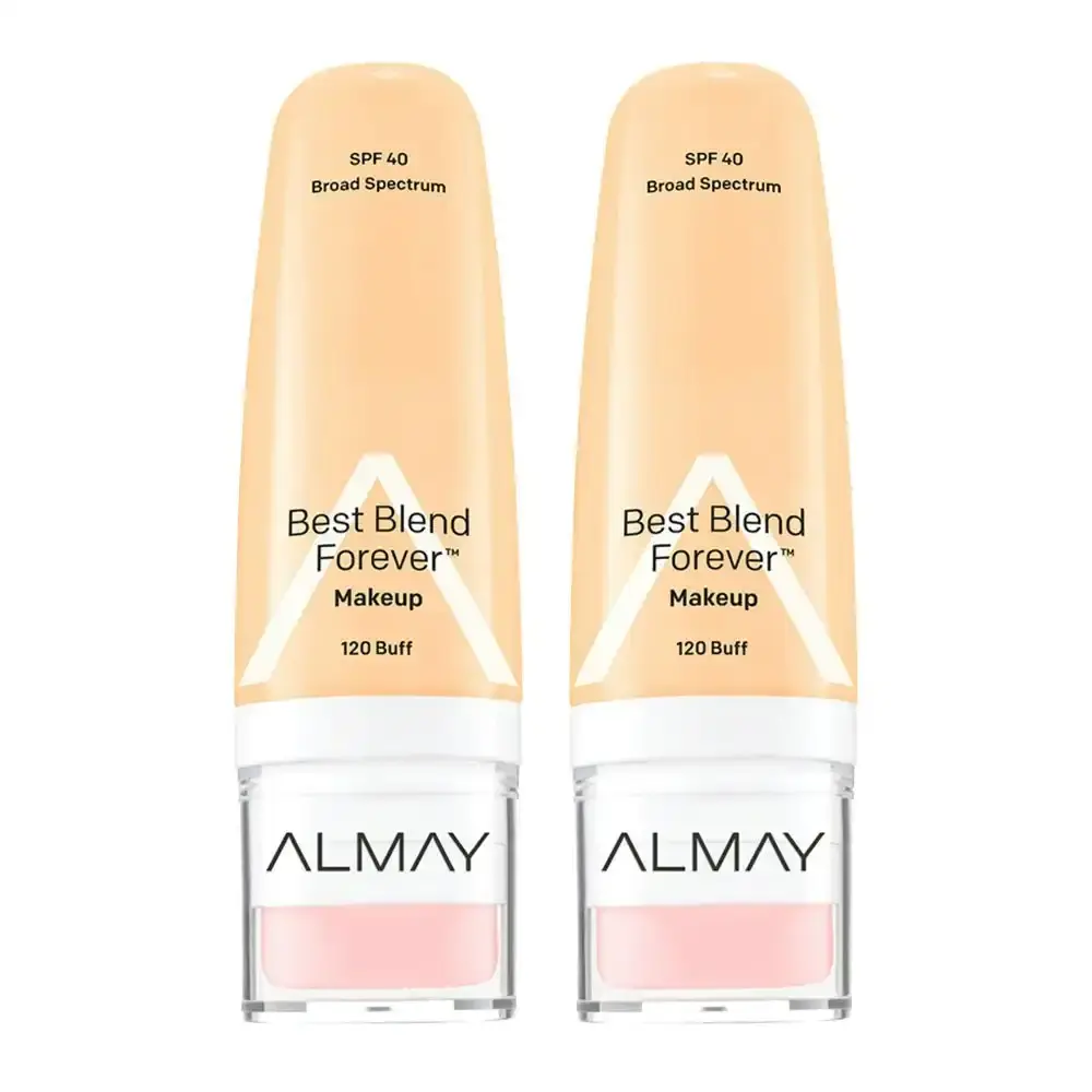 Almay Best Blend Forever Makeup 30ml 120 Buff - 2 Pack