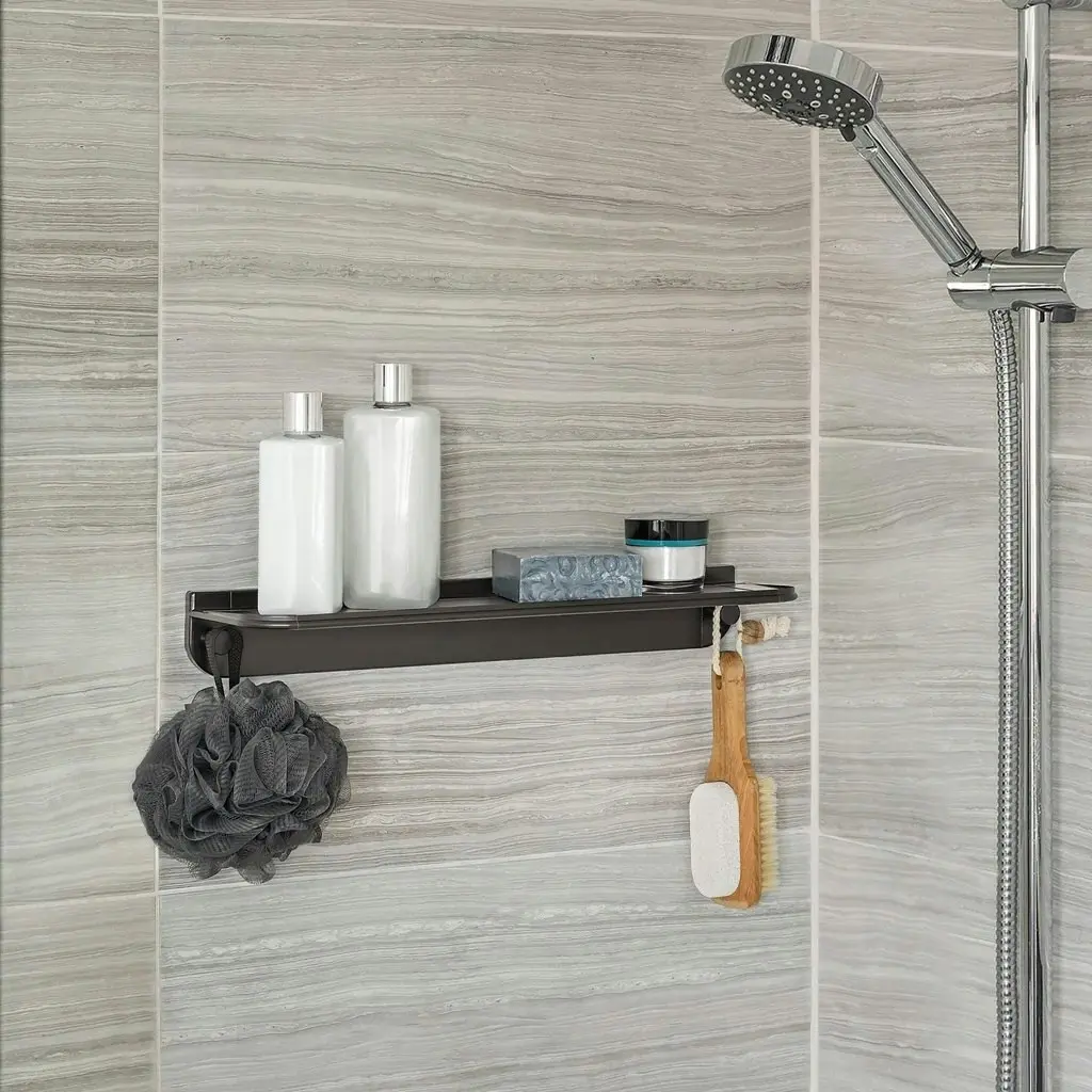 Better Living Glide Shower Shelf - Black