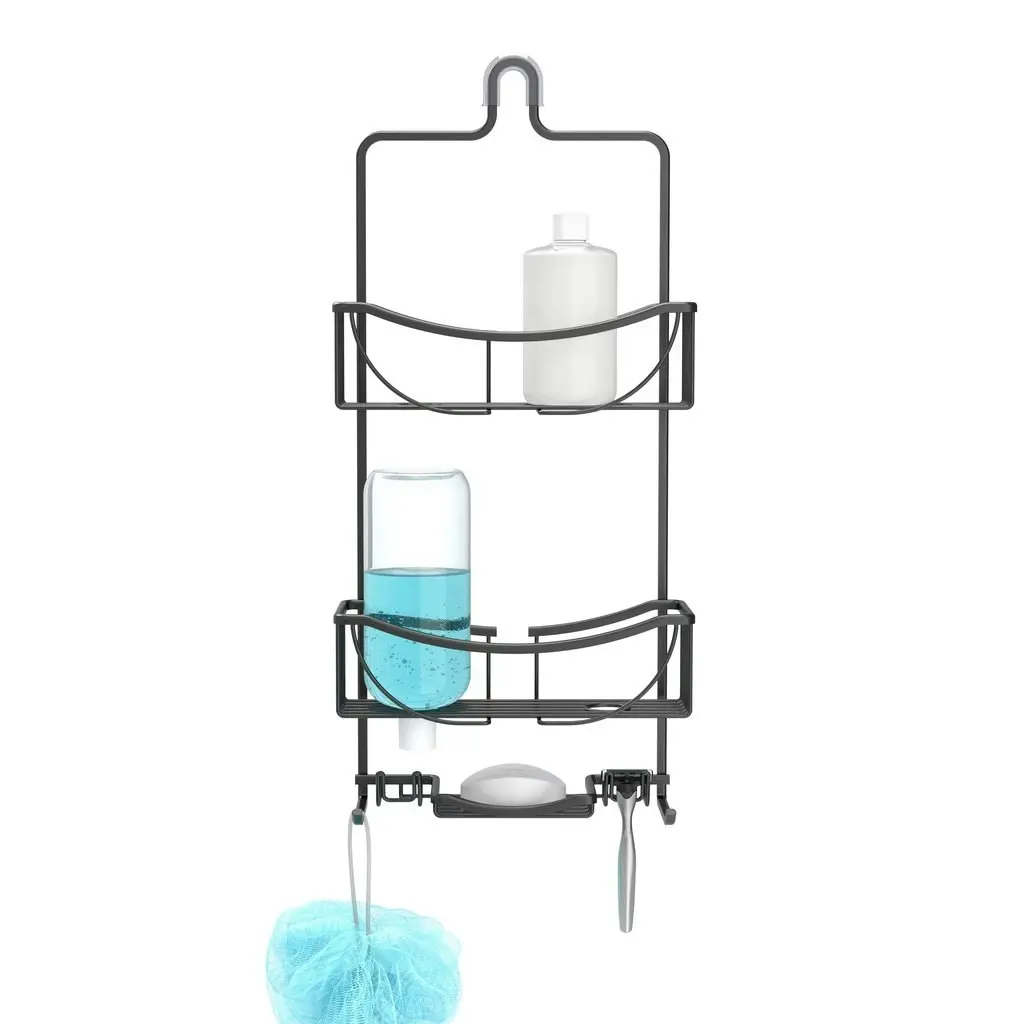 Better Living Venus 3 Tier Hanging Shower Caddy - Black