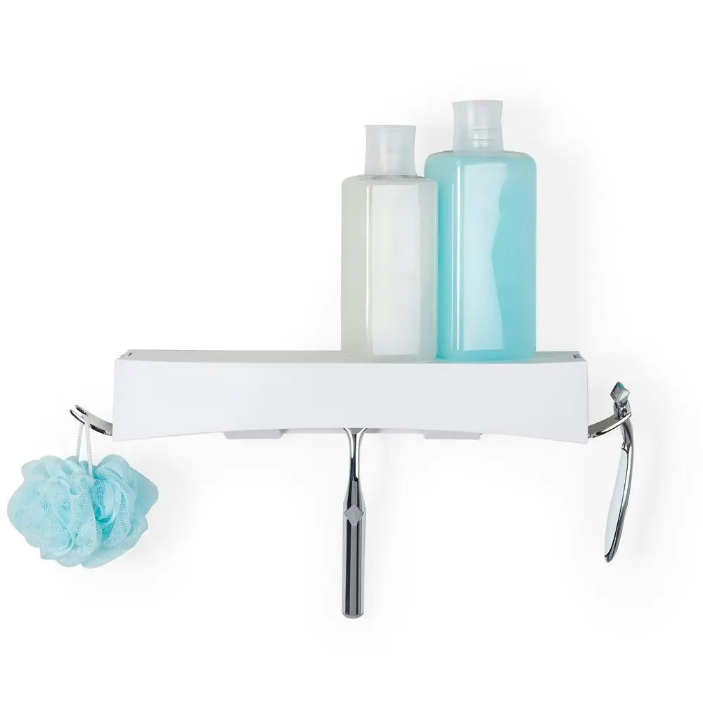 Better Living Clever Flip Shower Shelf - Matte White