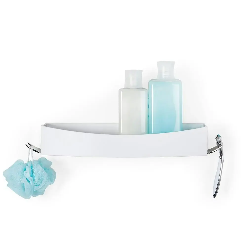 Better Living Clever Flip Shower Shelf - Matte White