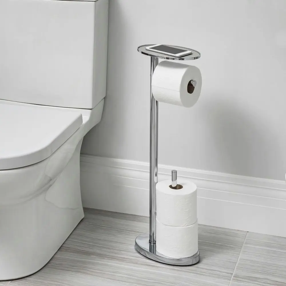 Better Living Ovo Toilet Caddy - Chrome