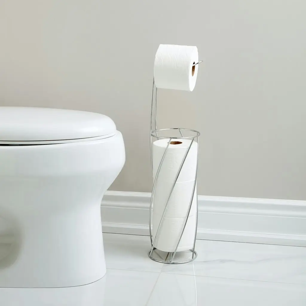 Better Living Twist Toilet Caddy - Chrome