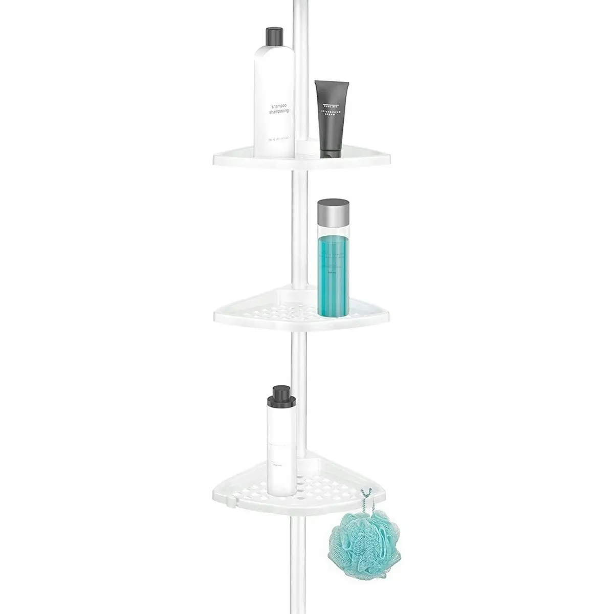 Better Living Ulti-Mate Shower Pole Caddy - White