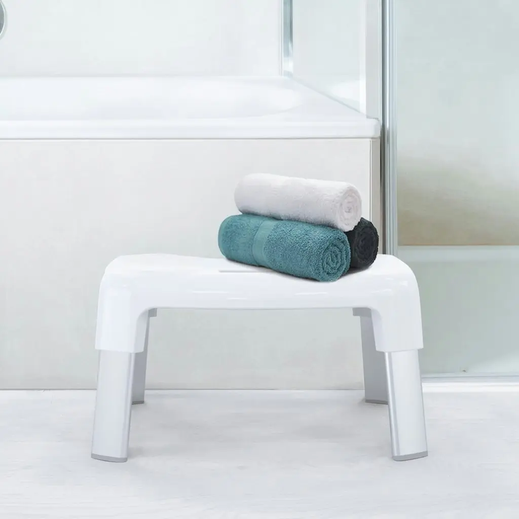 Better Living Smart 4 Multi-Purpose Bathroom Stool - White